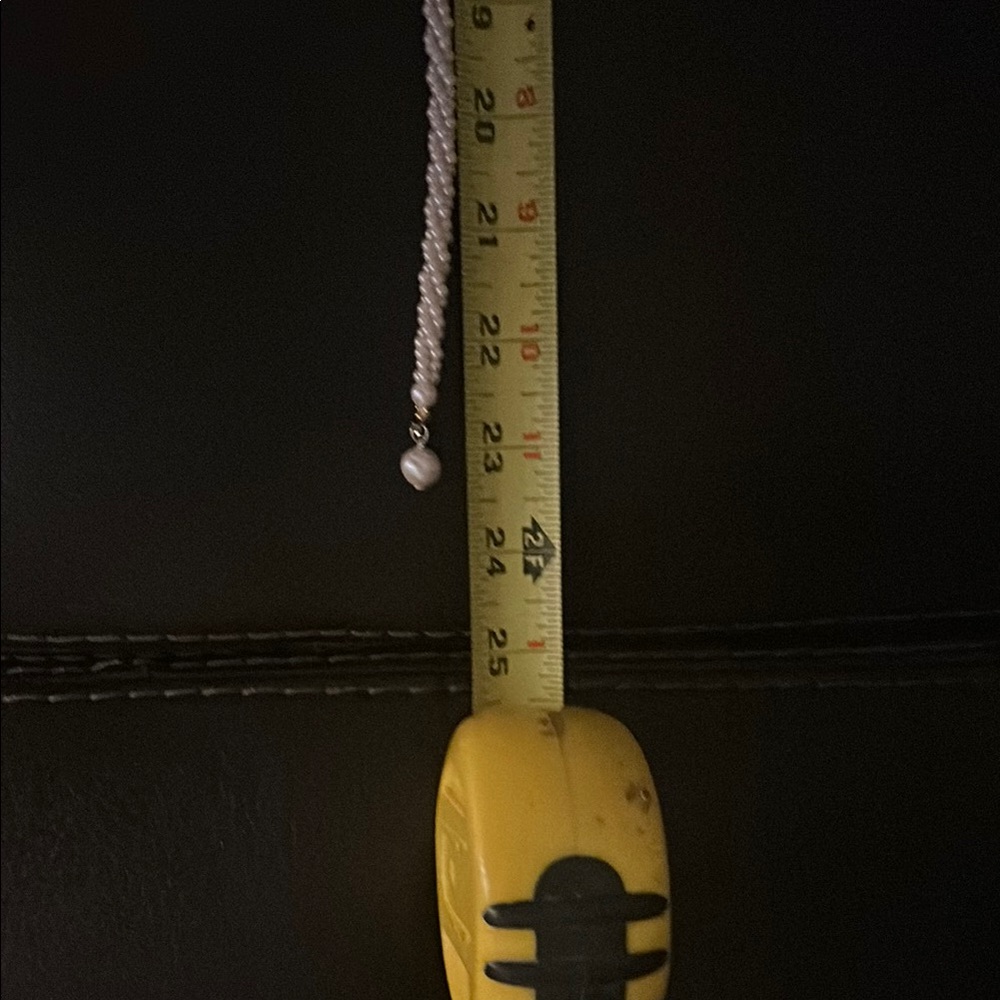 White Rope Chain Necklace with Twisted Pattern - Picture 4 of 4